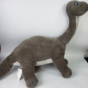 Ikea Jattelik 35" Long Brontosaurus Dinosaur Plush Stuffed Animal Toy